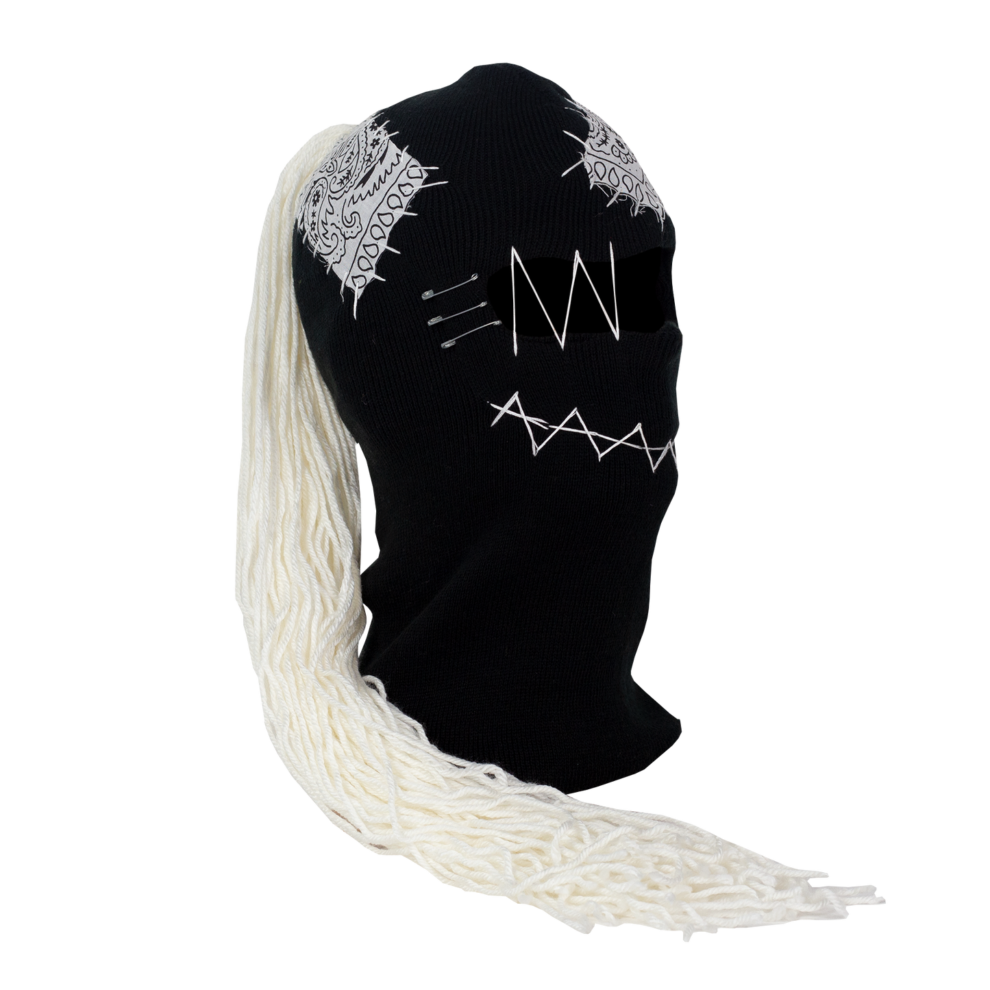 White Voodoo Ski Mask image 3