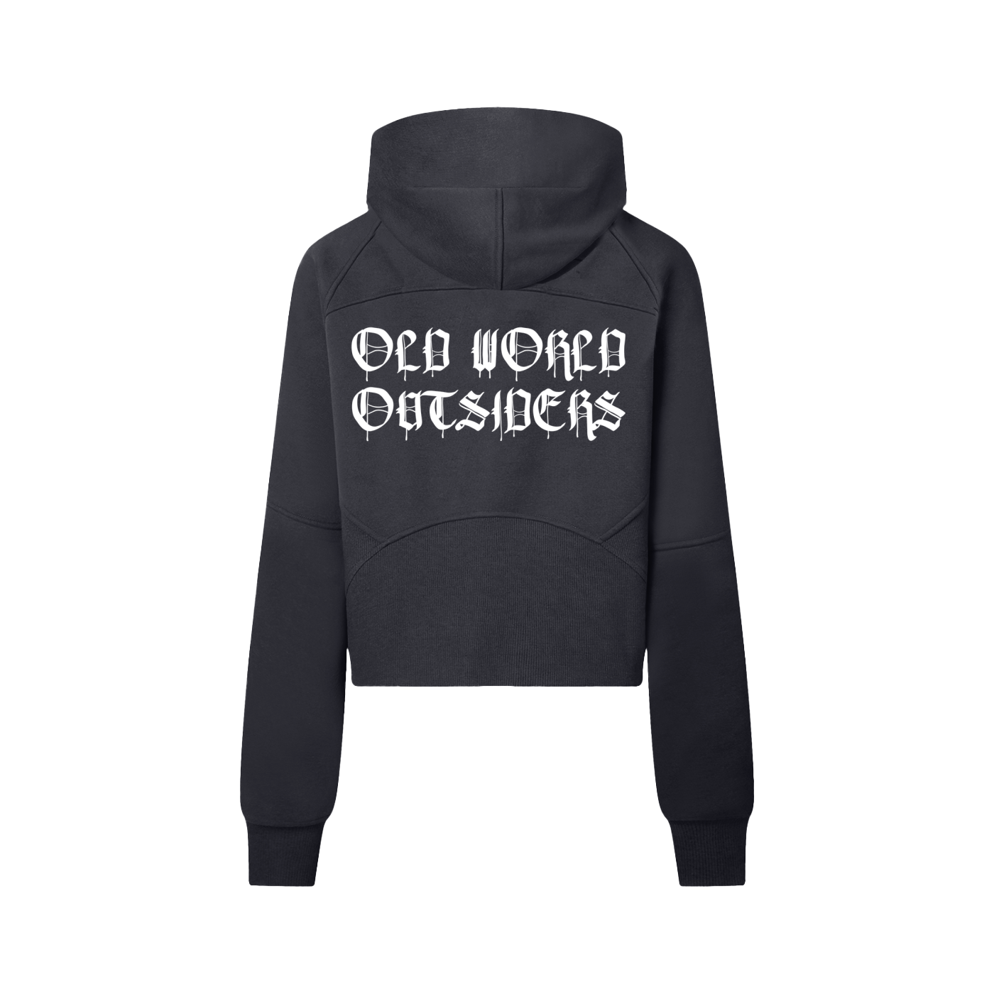 Cropped Half-Zip Hoodie