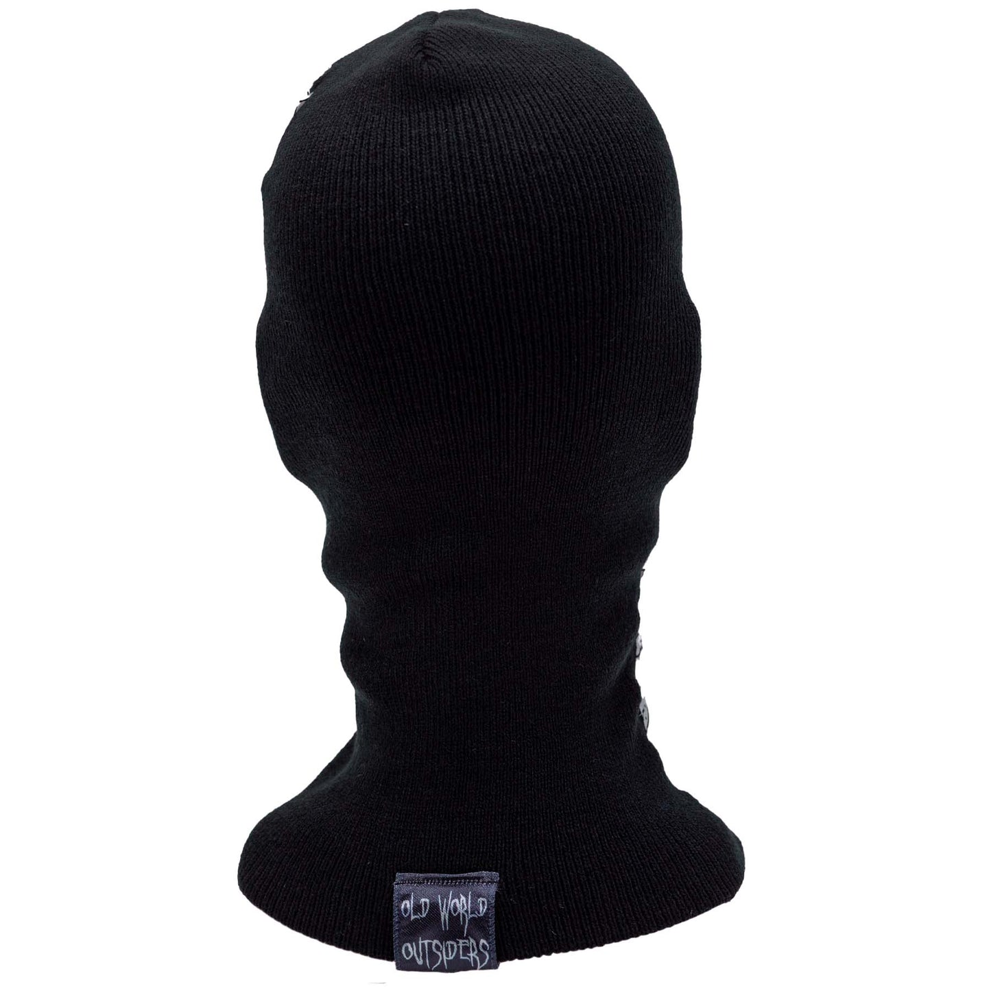 Black Zipper Mouth Ski Mask