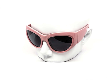 Pink Bug Eye Sunglasses