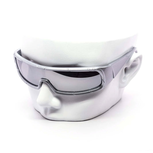 Chunky Silver Treaded Cyclops