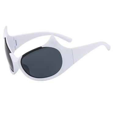 Devil Bat White Sunglasses
