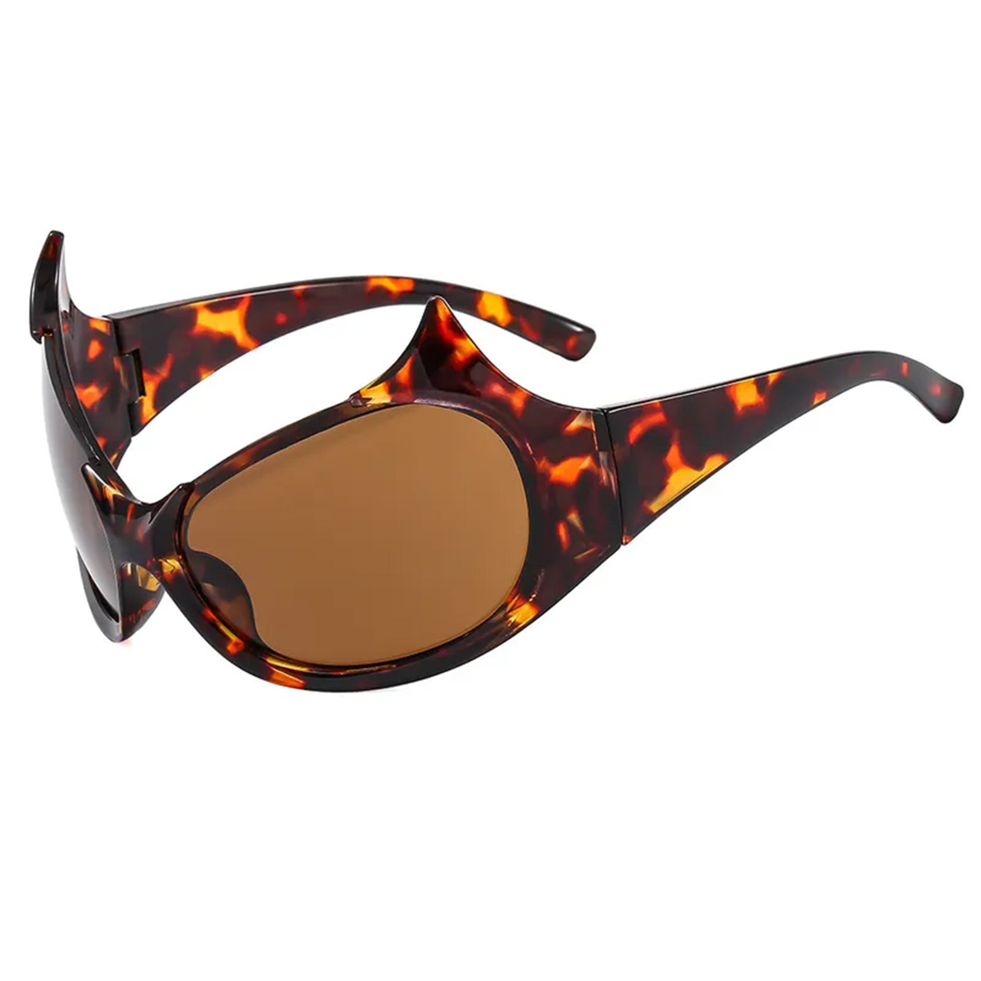 Devil Bat Leopard Print Turtle Print Sunglasses