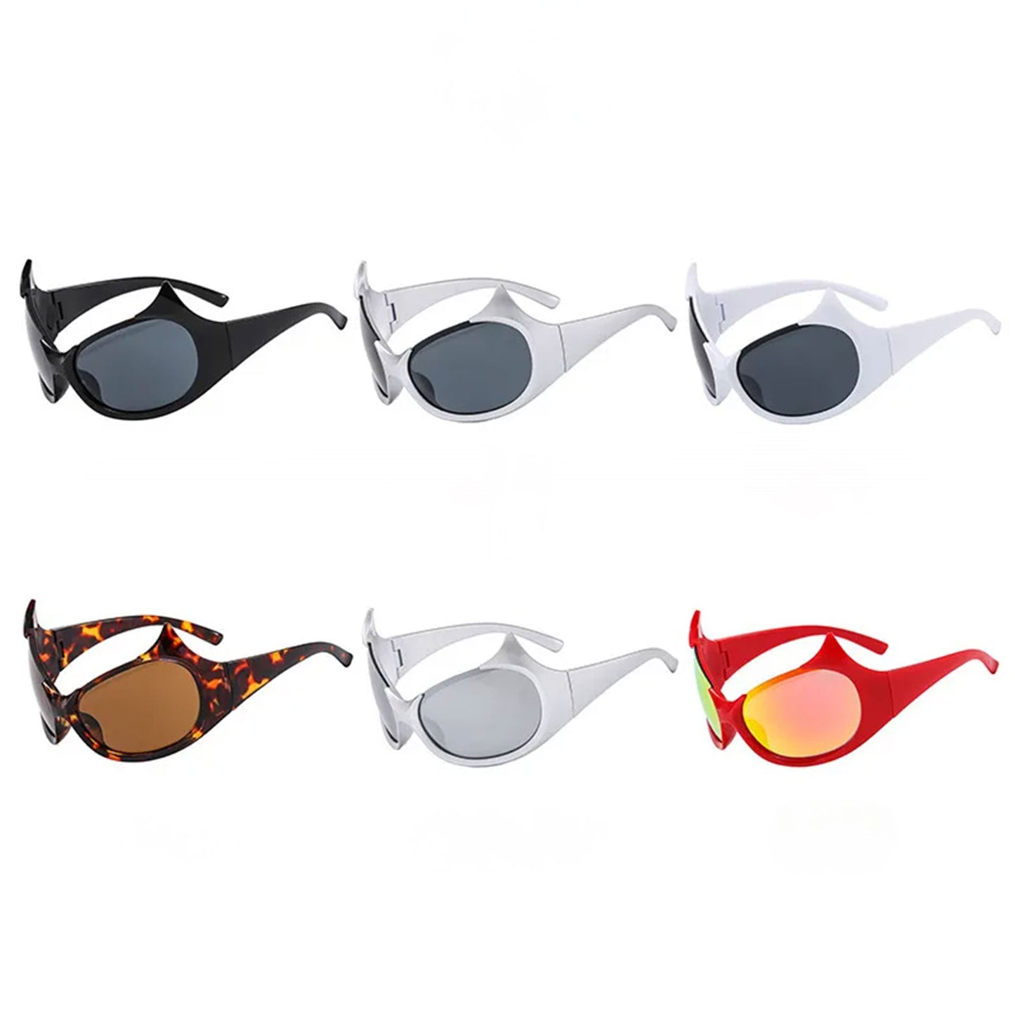 Devil Bat Oversized Rave Sunglasses