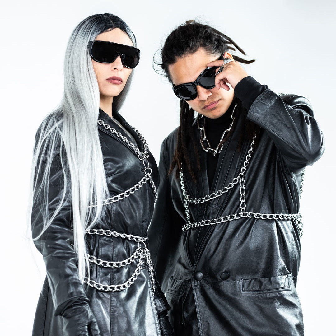 Goth Metal Chain Harness