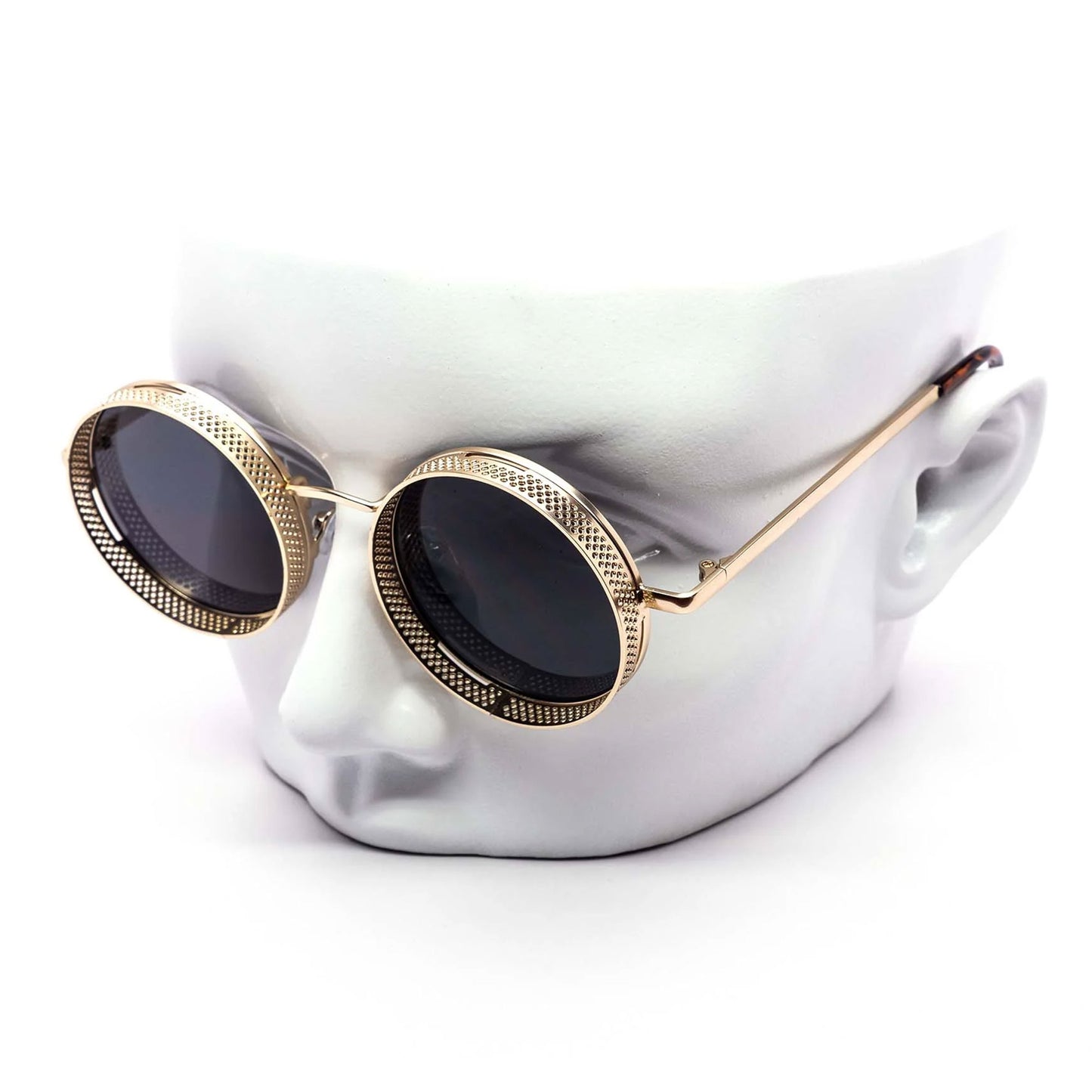 Gold Metal Steampunk Sunglasses