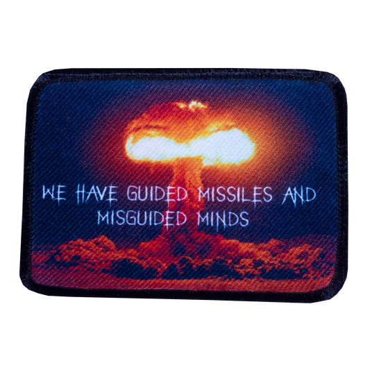 Punk Patch with mushroom cloud explosions Misguided Minds