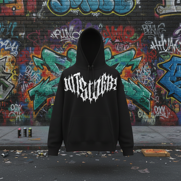 Alternative Streetwear Hoodie Oversize Print Heavyweight Outsider Hood