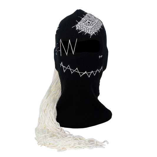 White Voodoo Ski Mask image 0