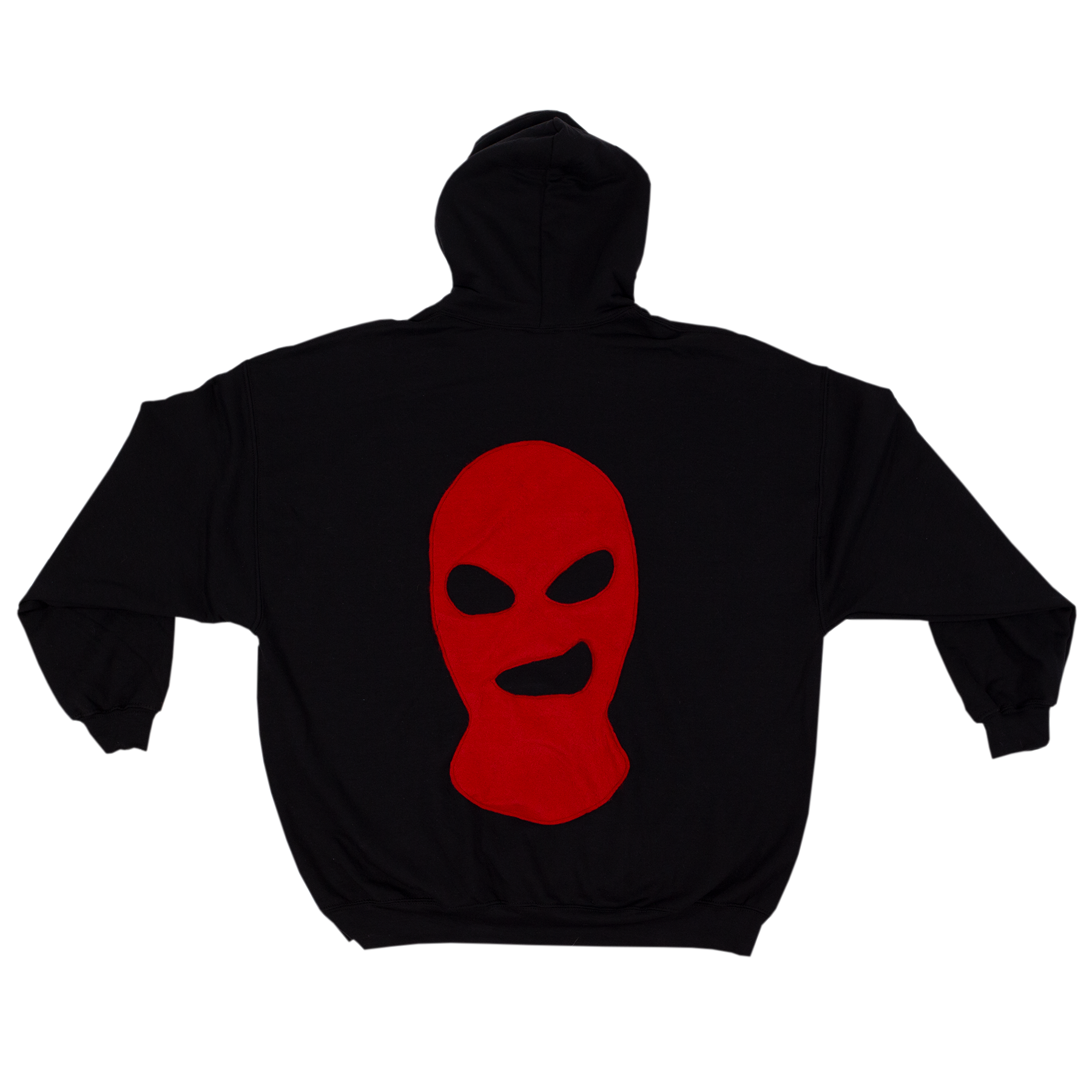 Red Ski Mask Hoodie image 1