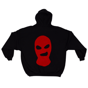 Red Ski Mask Hoodie image 1