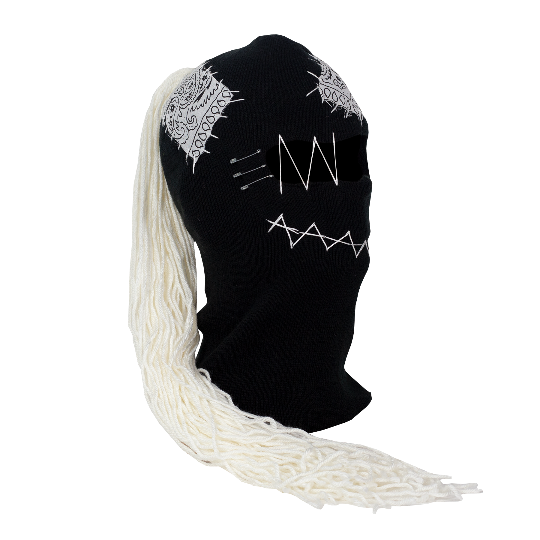 White Voodoo Ski Mask image 3