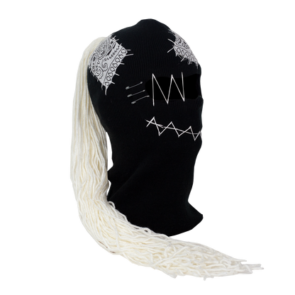 White Voodoo Ski Mask image 3