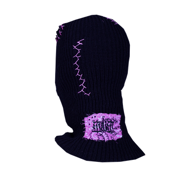 Pink Ski Mask w/ Ponytail Holes image 1