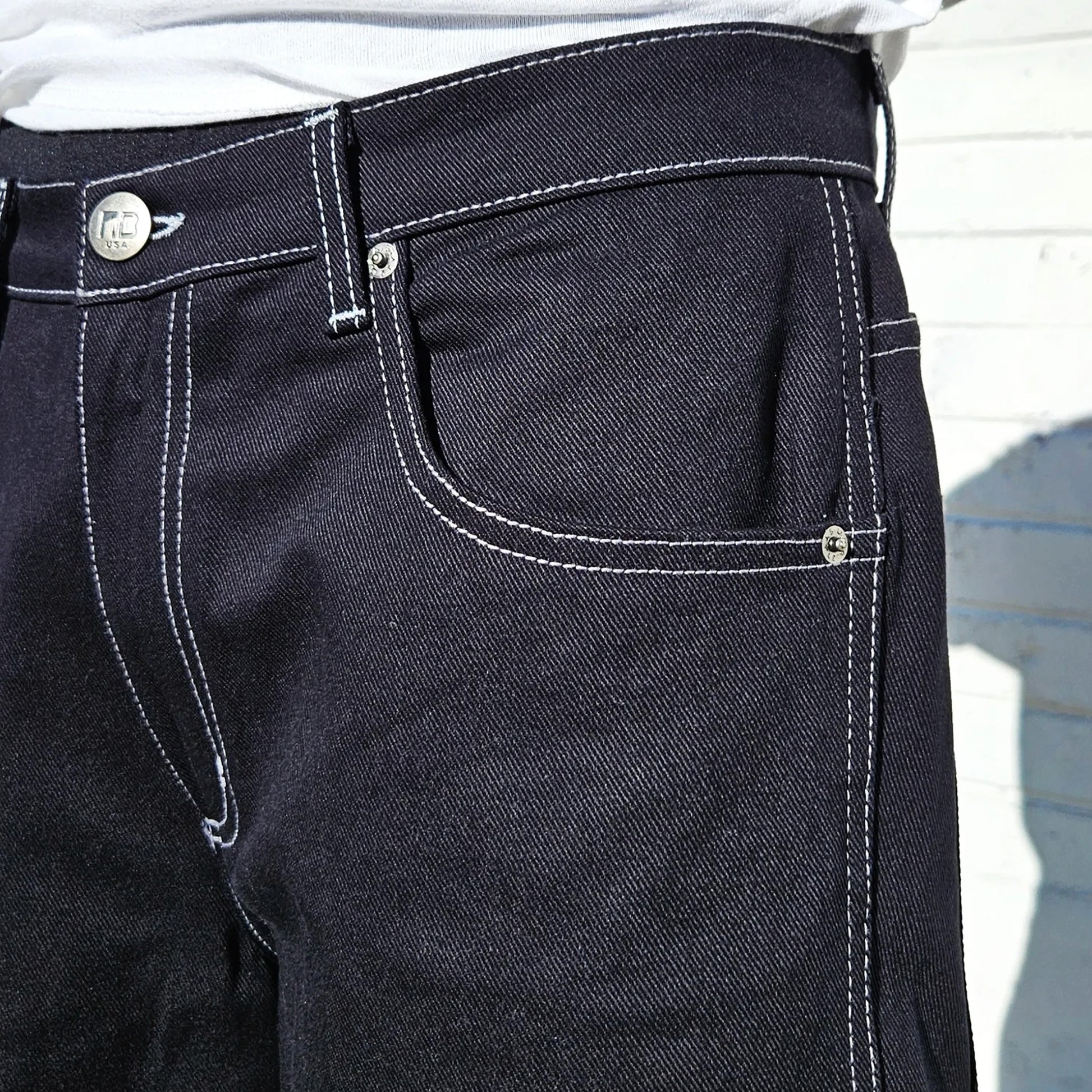 Baggy Carpenter Jorts Black Oversized Shorts