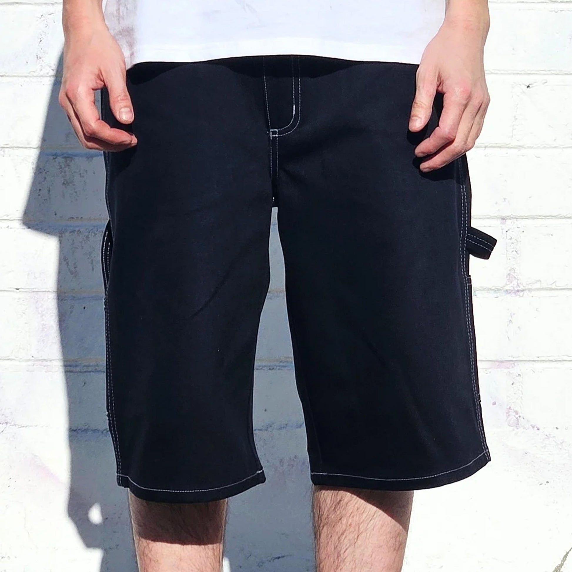 Baggy Carpenter Jorts Black Oversized Shorts