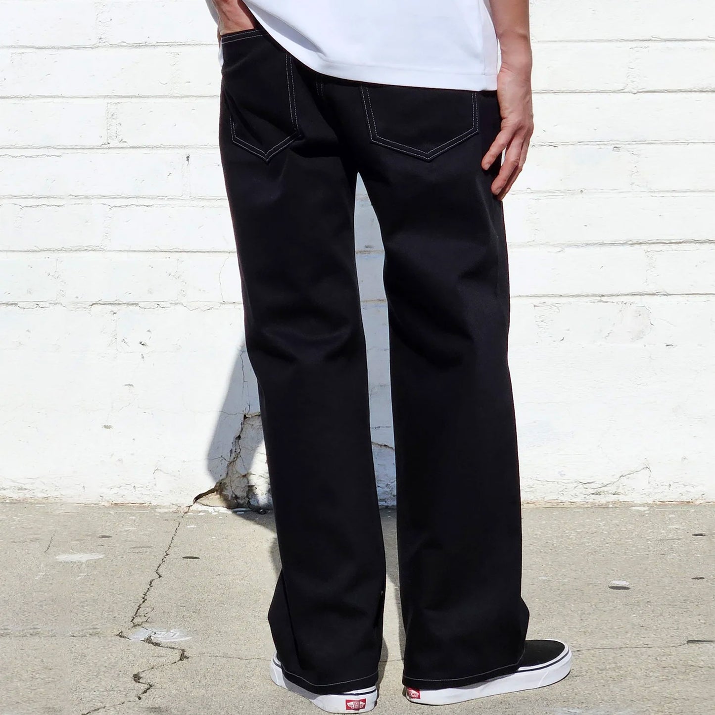 Black Pants Streetwear Baggy Jeans