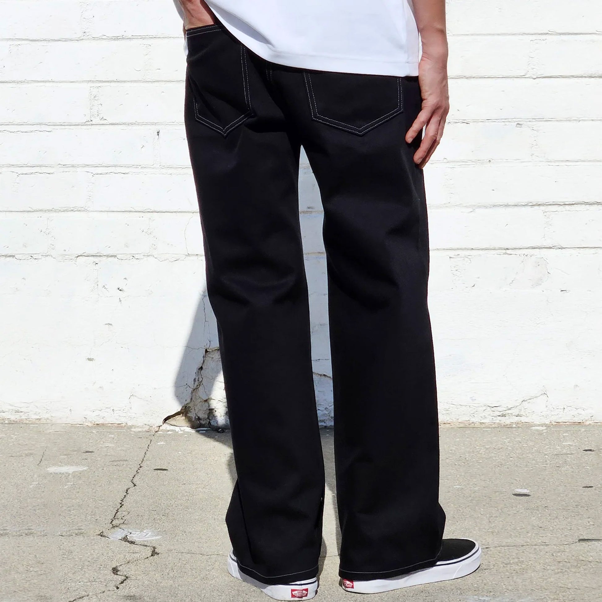 Black Pants Streetwear Baggy Jeans