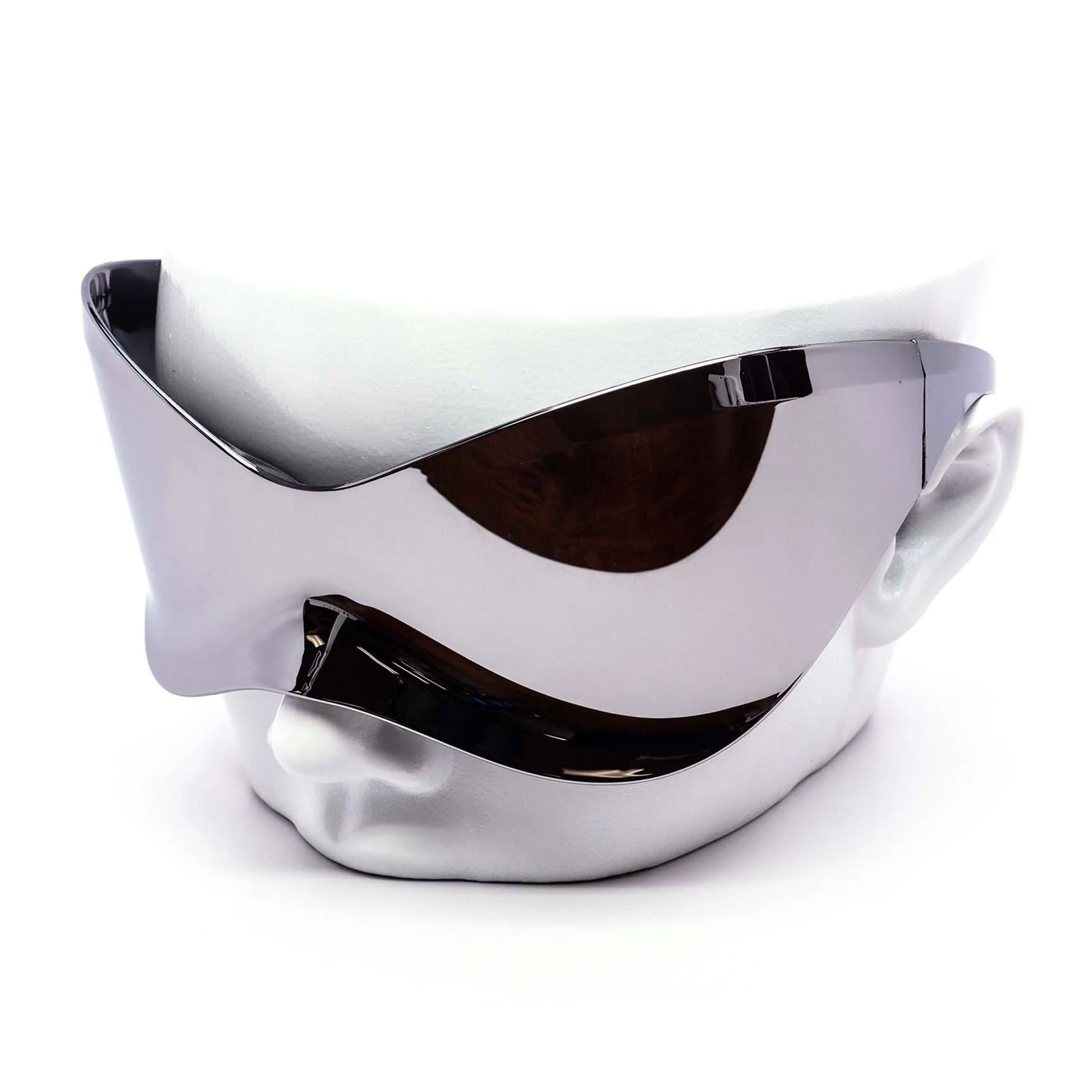 Bat Mirror Silver Sunglasses