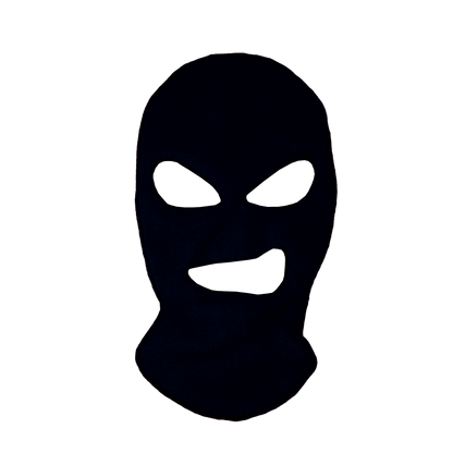 Black Ski Mask Hoodie image 2