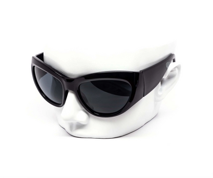 Bug Eye Sunglasses Oversized Black Glasses