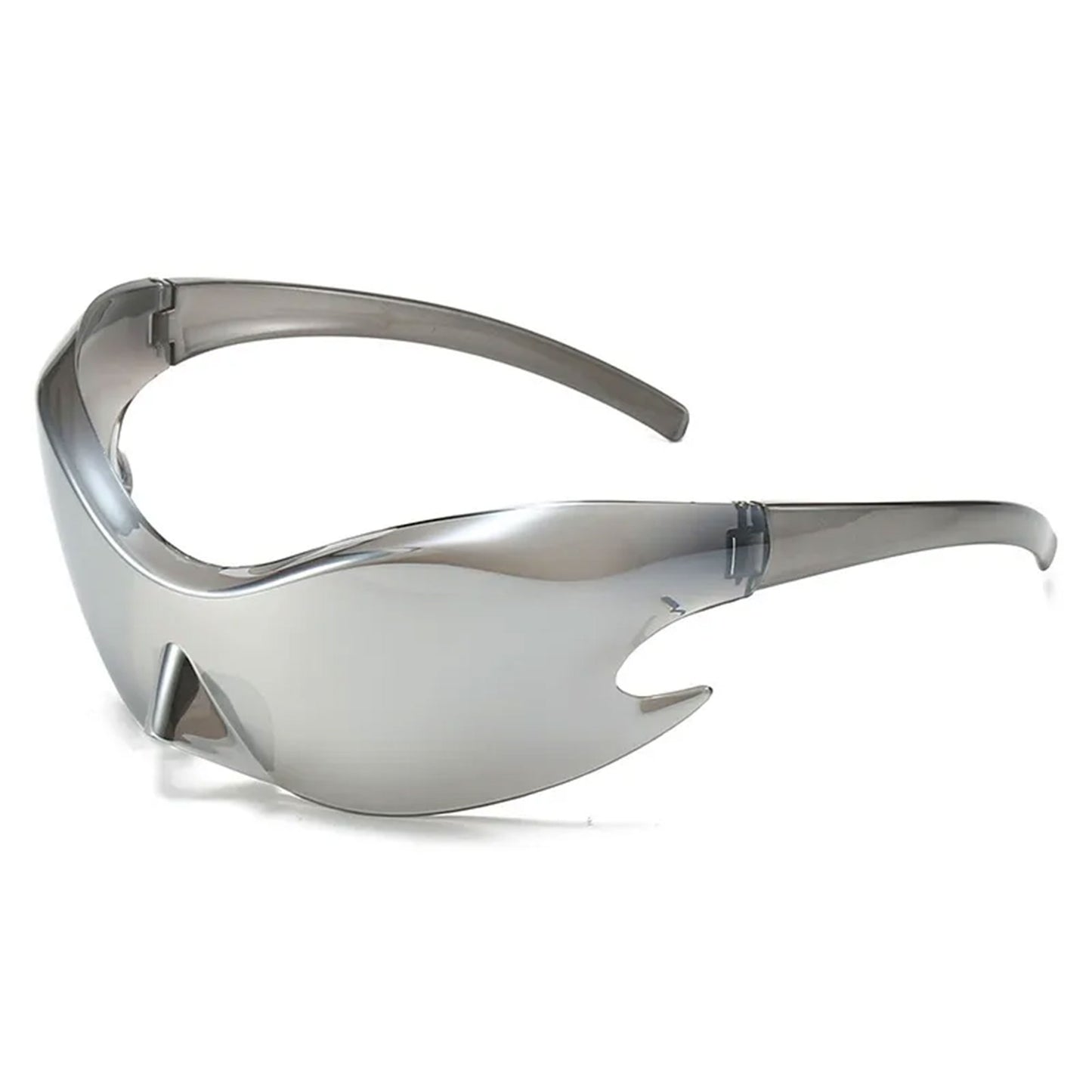 Cyber Rider Silver Sunglasses 