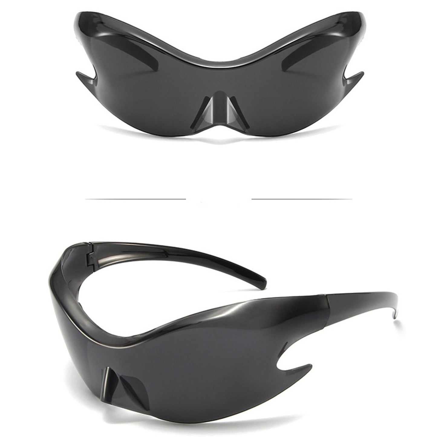 Cyber Rider  Black Sunglasses