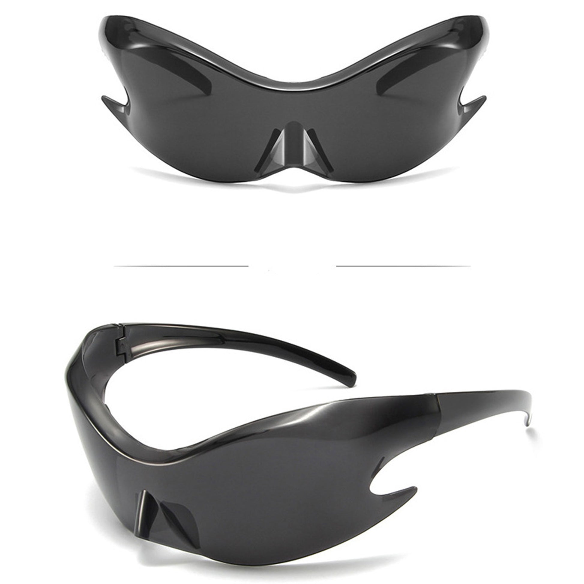 Cyber Rider  Black Sunglasses