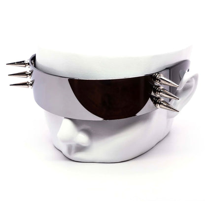 Cyberpunk Reflective Spiked Rave Sunglasses
