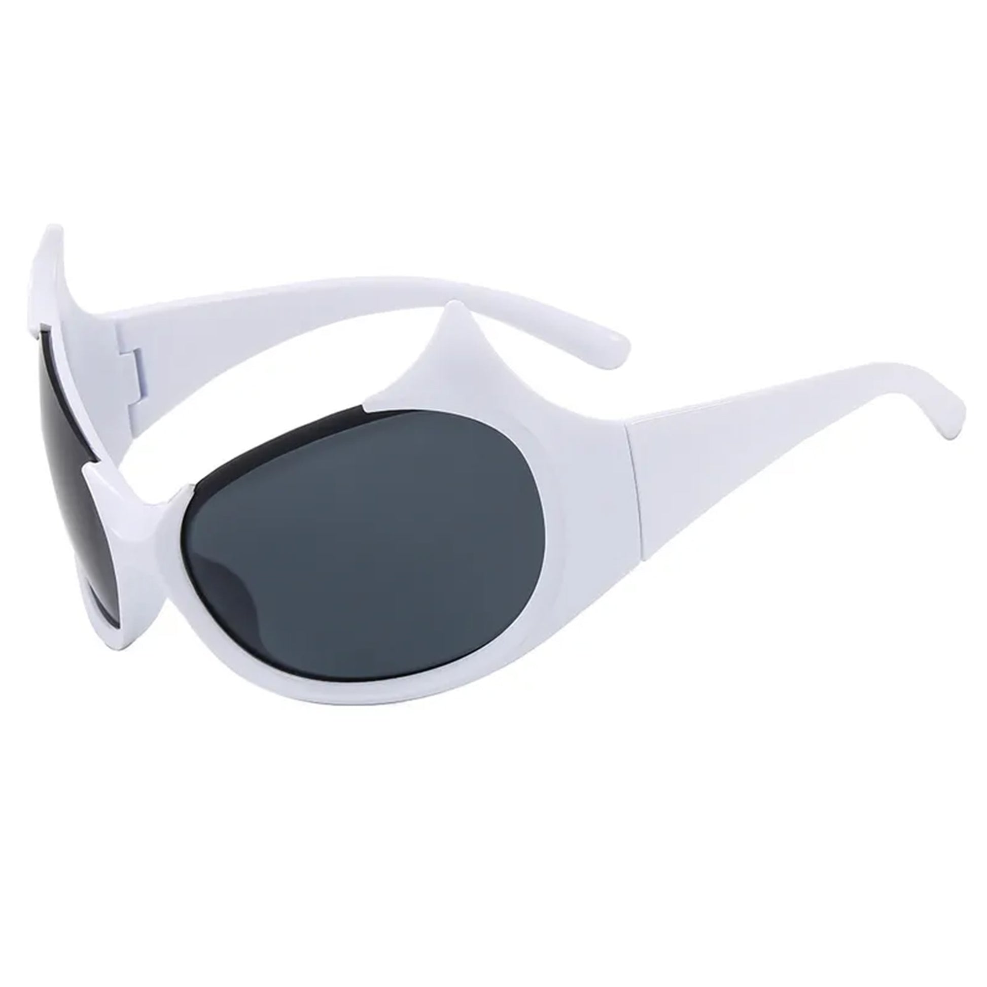 Devil Bat White Sunglasses 