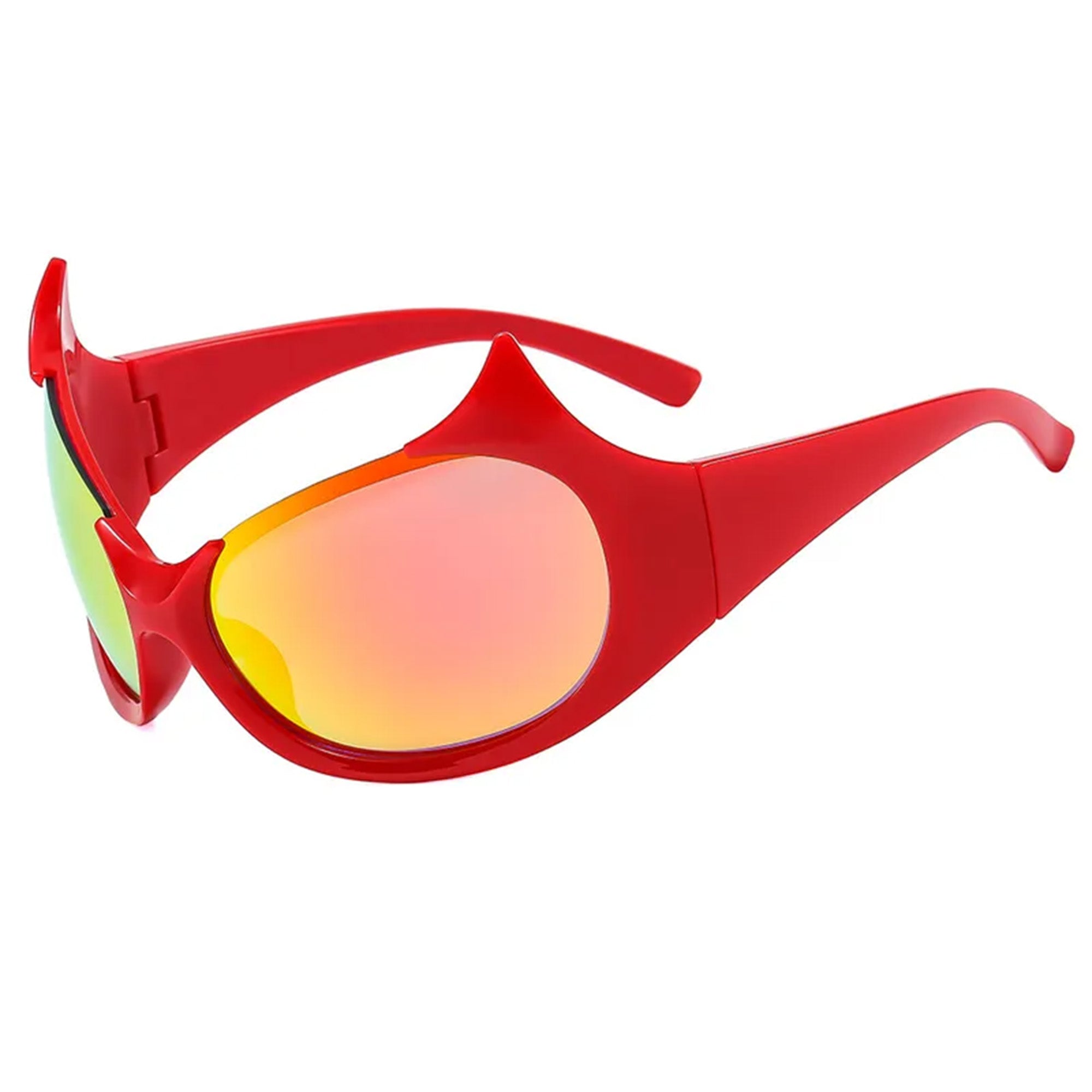 Devil Bat Red Sunglasses 