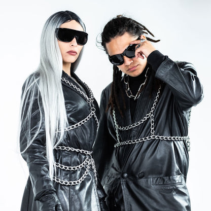 Female Waist Harness Silver Chain