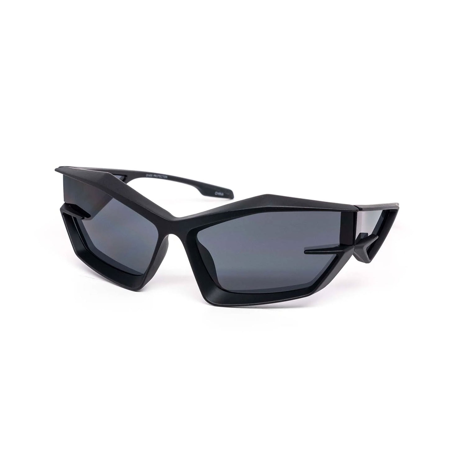 Futuristic Rider Black Sunglasses 