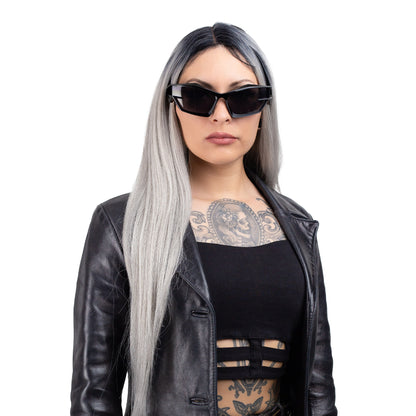 Futuristic Rider Black Sunglasses