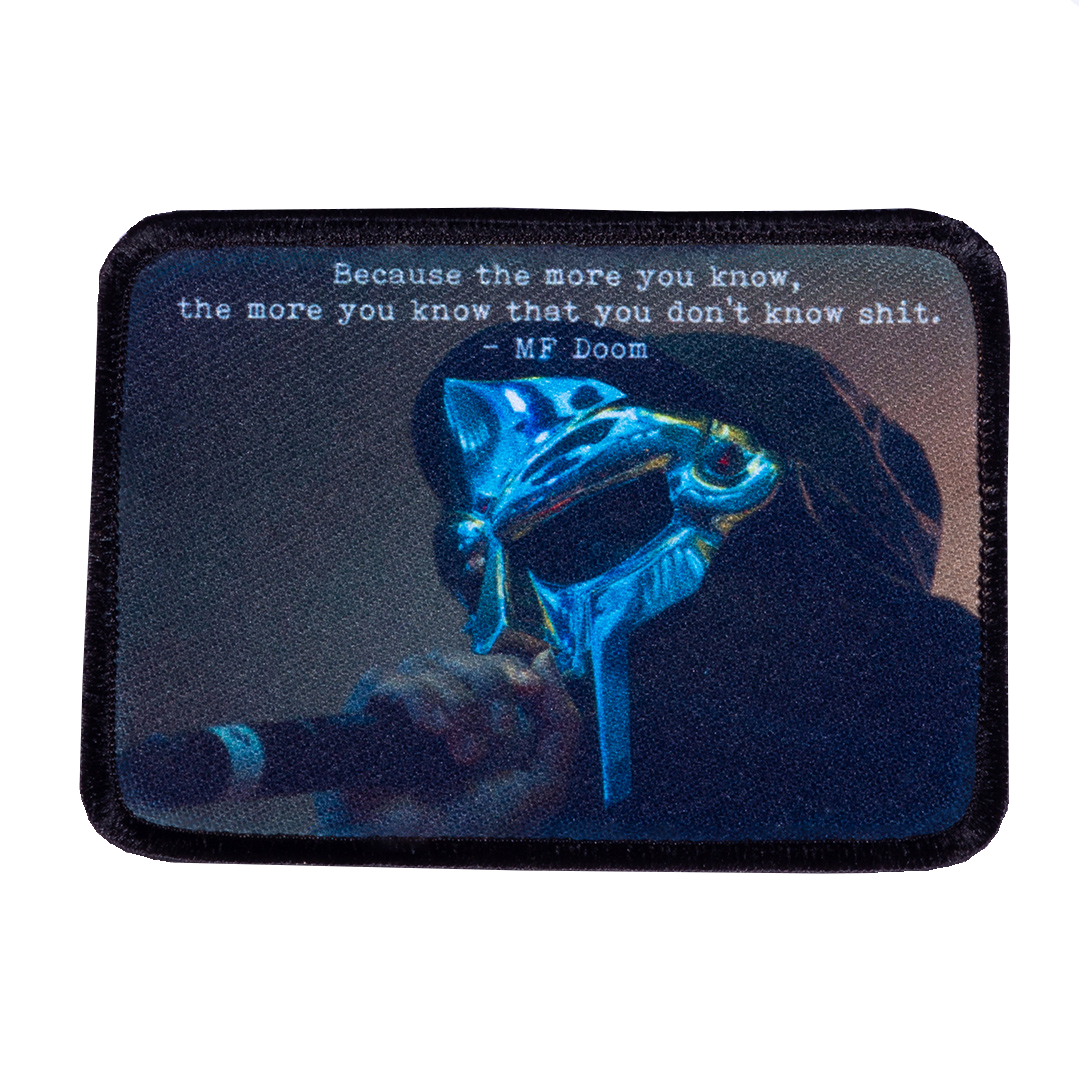 MF Doom patch hip hop patches