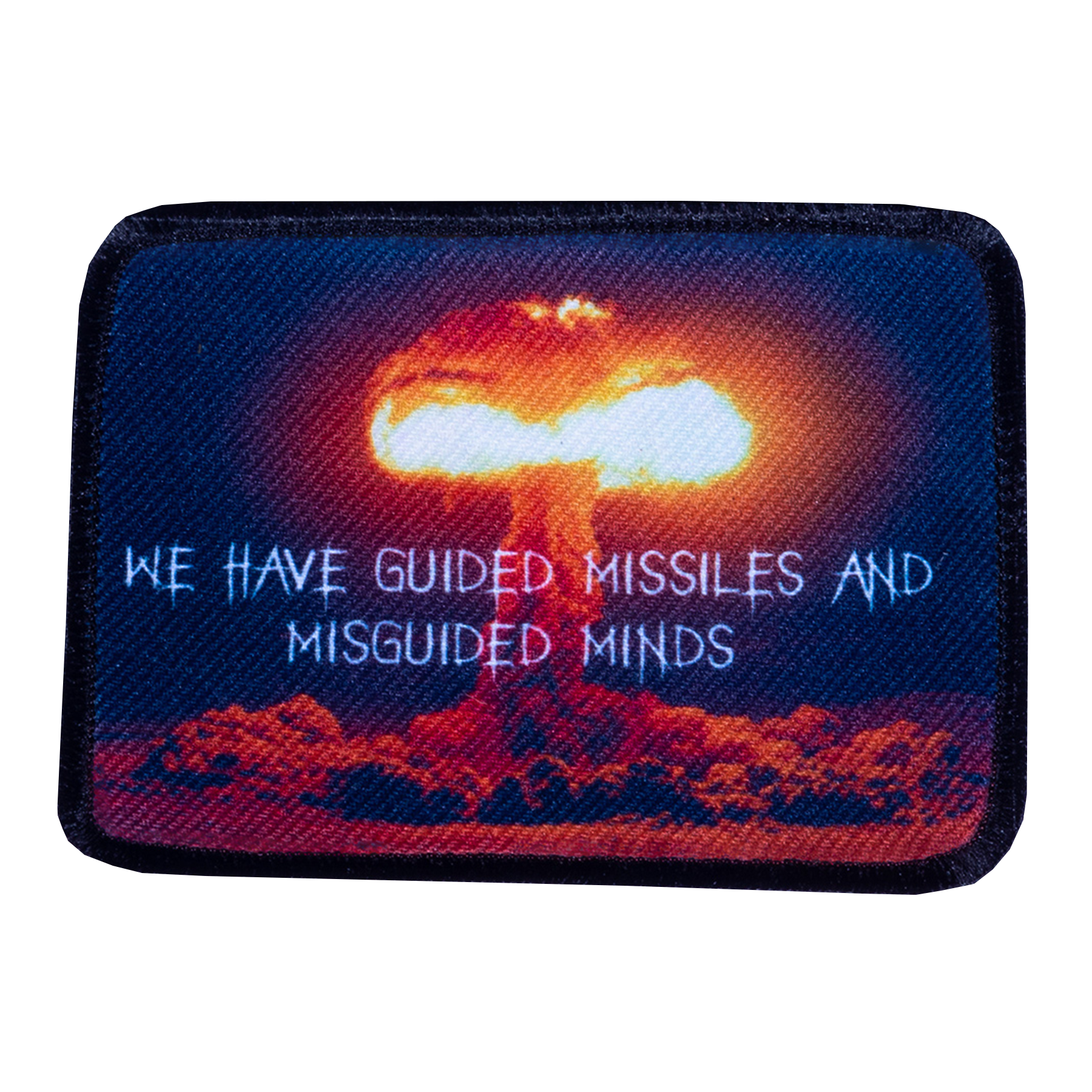 Punk Patch with mushroom cloud explosions Misguided Minds 