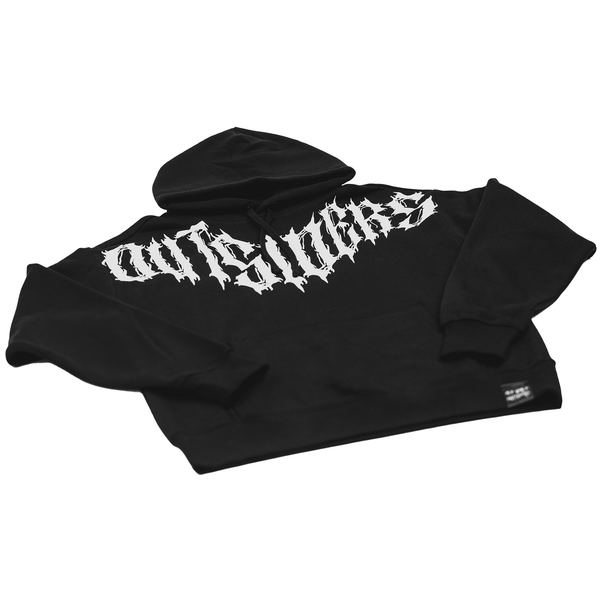 Alternative Streetwear Hoodie Black Oversized Swearshirt