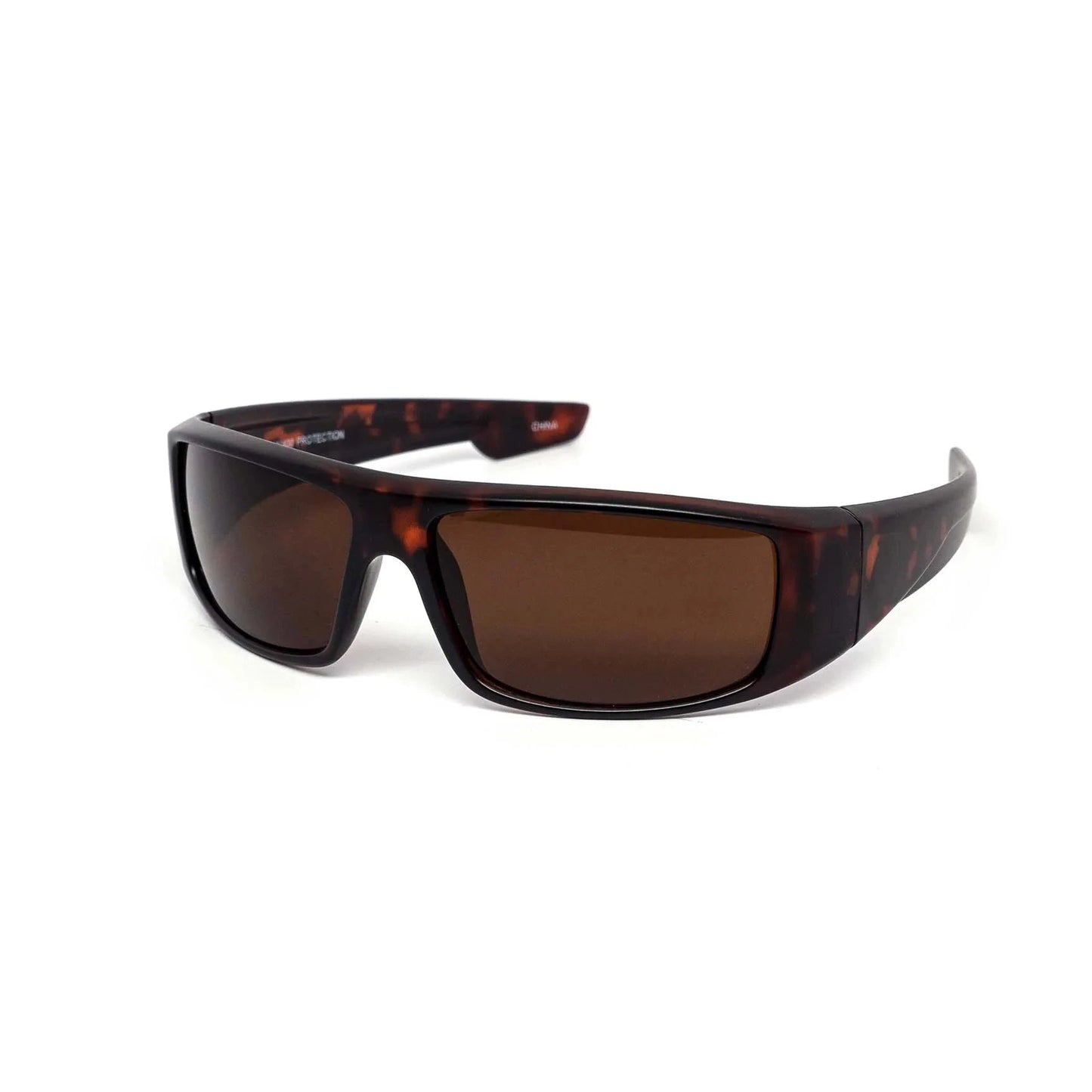Rave Techno Sunglasses Brown Turtle Print