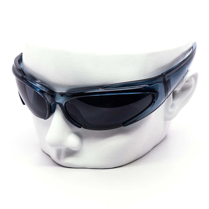 Streamline Rider Clear Blue Sunglasses