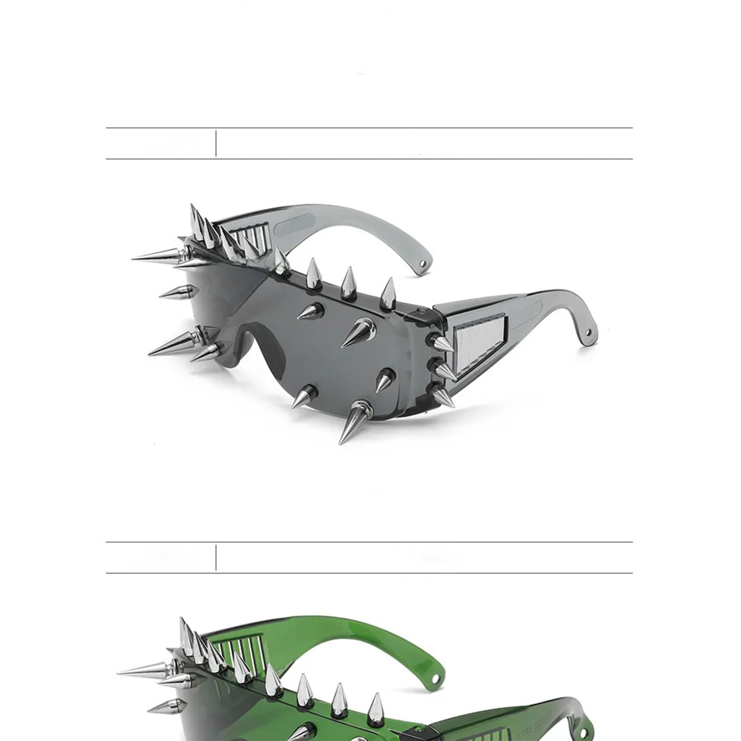 Thorn Shield Colored Spiked Sunglasses 