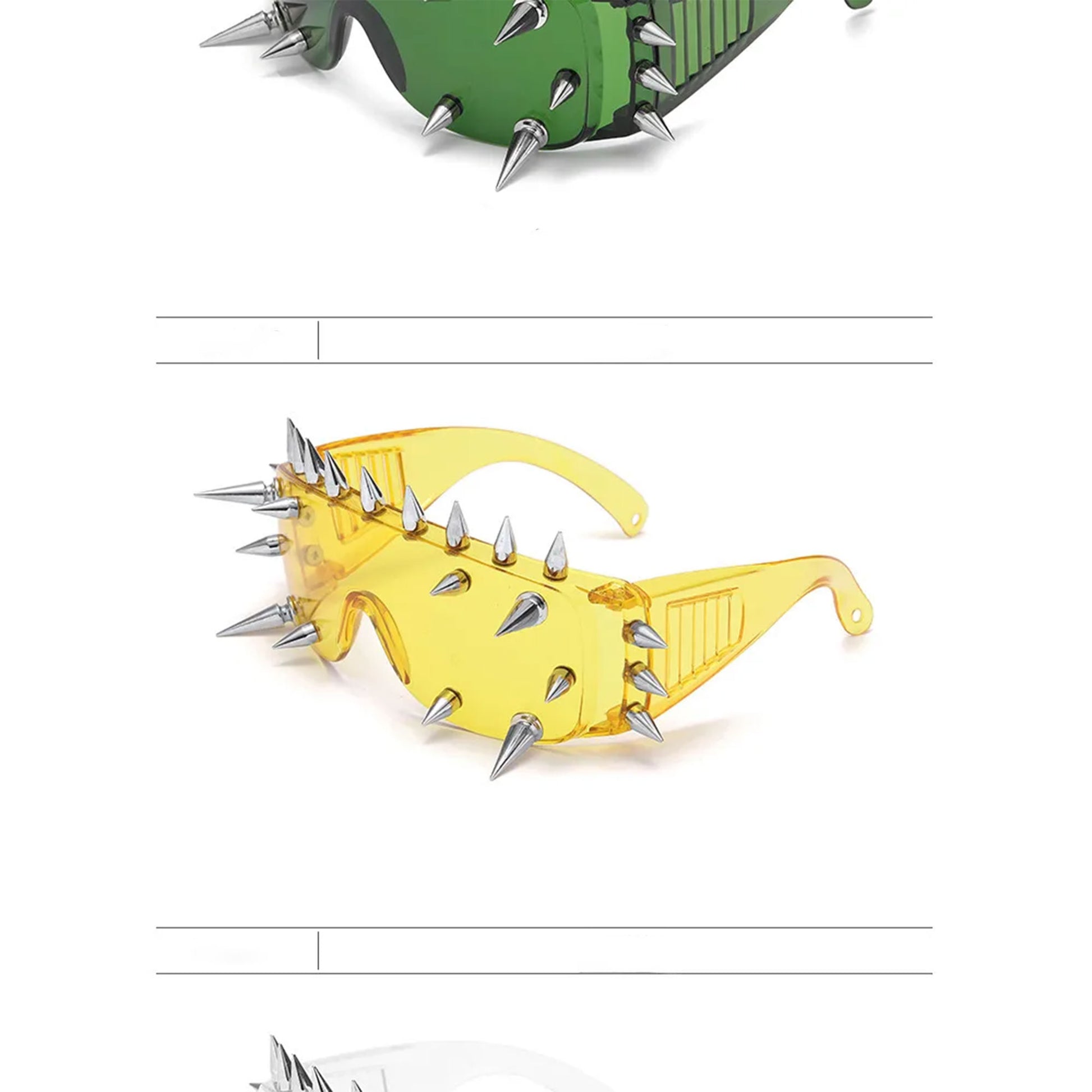 Thorn Shield Colored Spike Sunglasses 