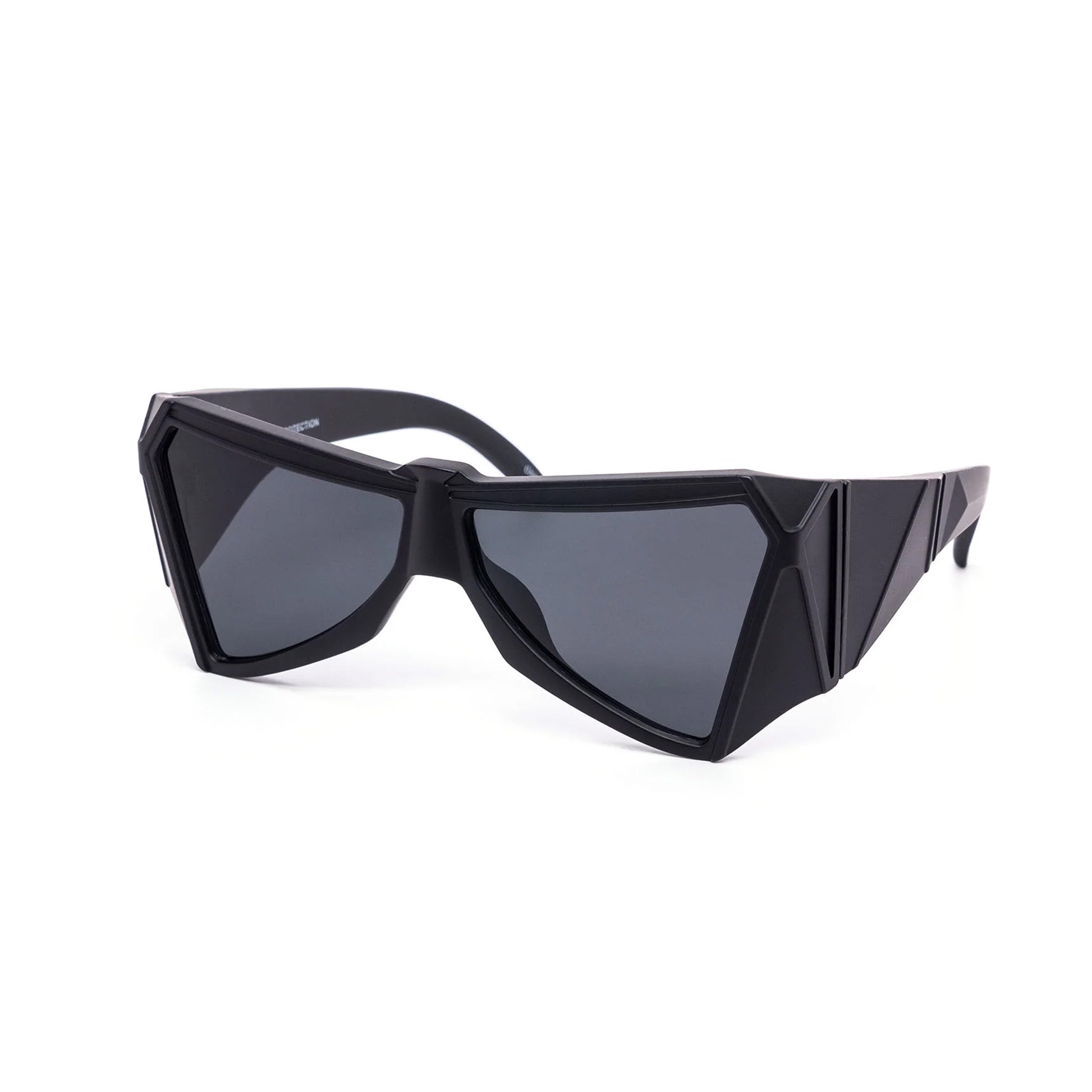Triangle Geometric Black Sunglasses Rave Gear