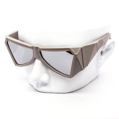 Triangle Geometric Sunglasses Festival Wear