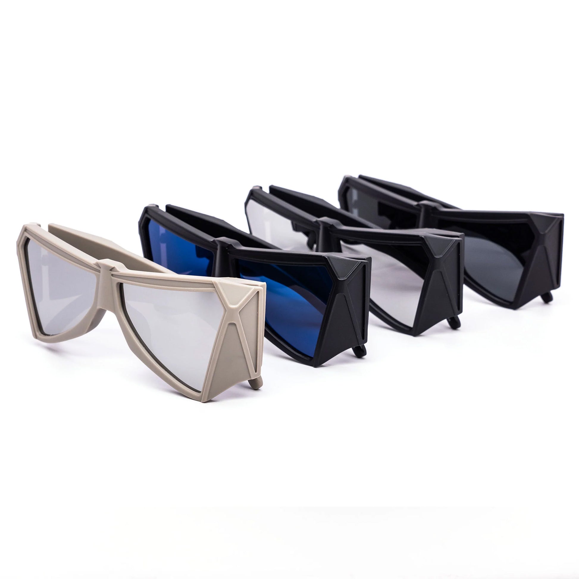 Triangle Geometric Festival Sunglasses