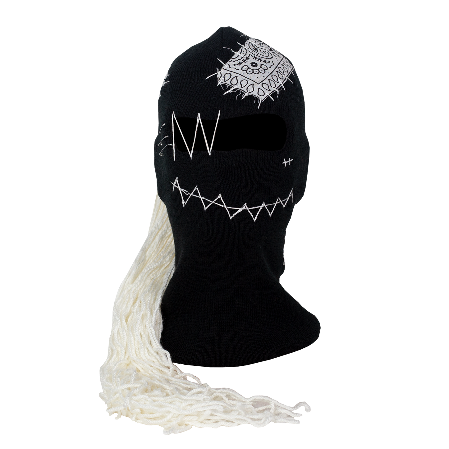 White Voodoo Ski Mask image 0