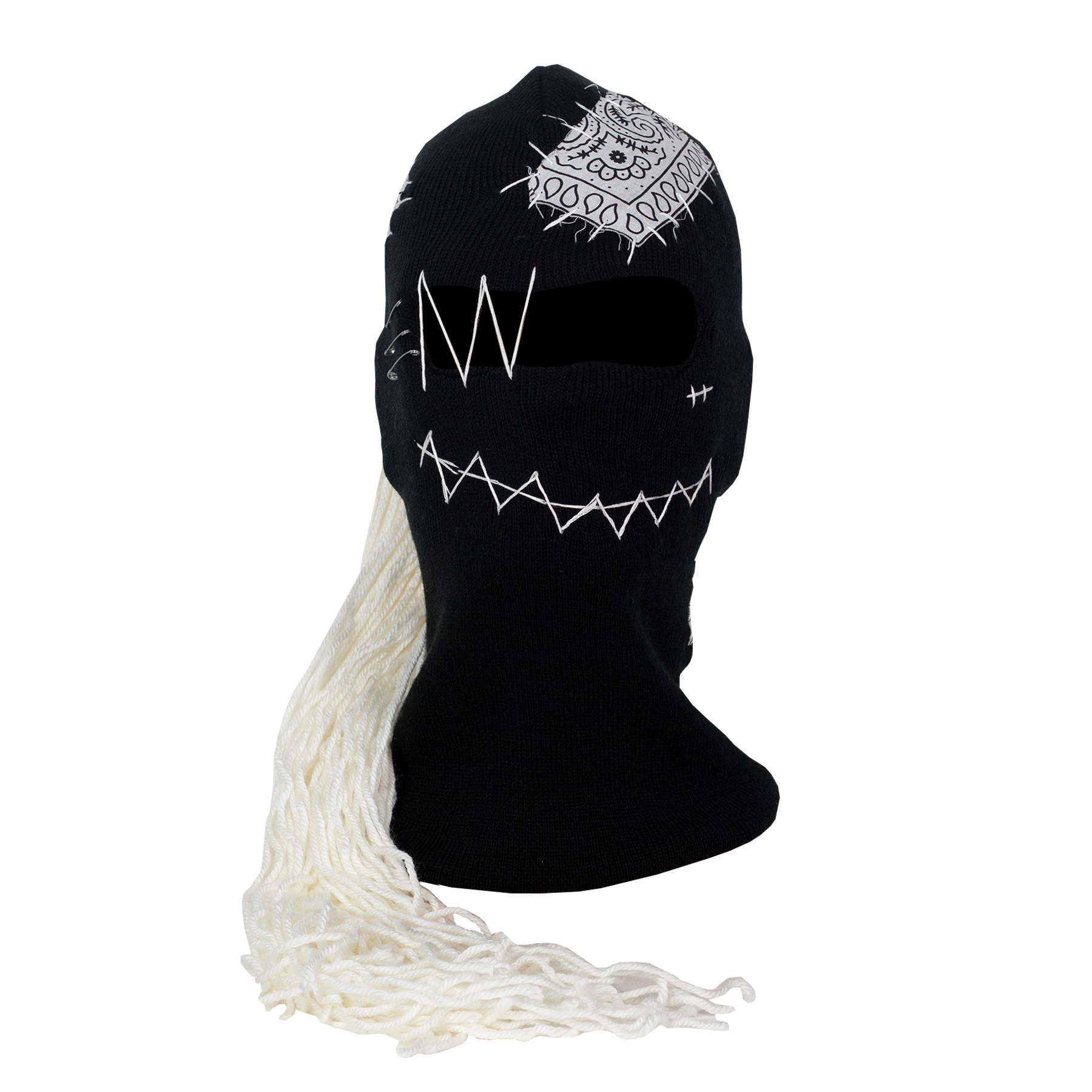 White Voodoo Ski Mask image 0