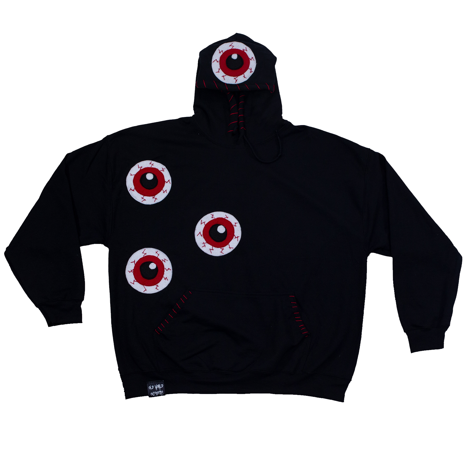 Red Oculus Hoodie image 0