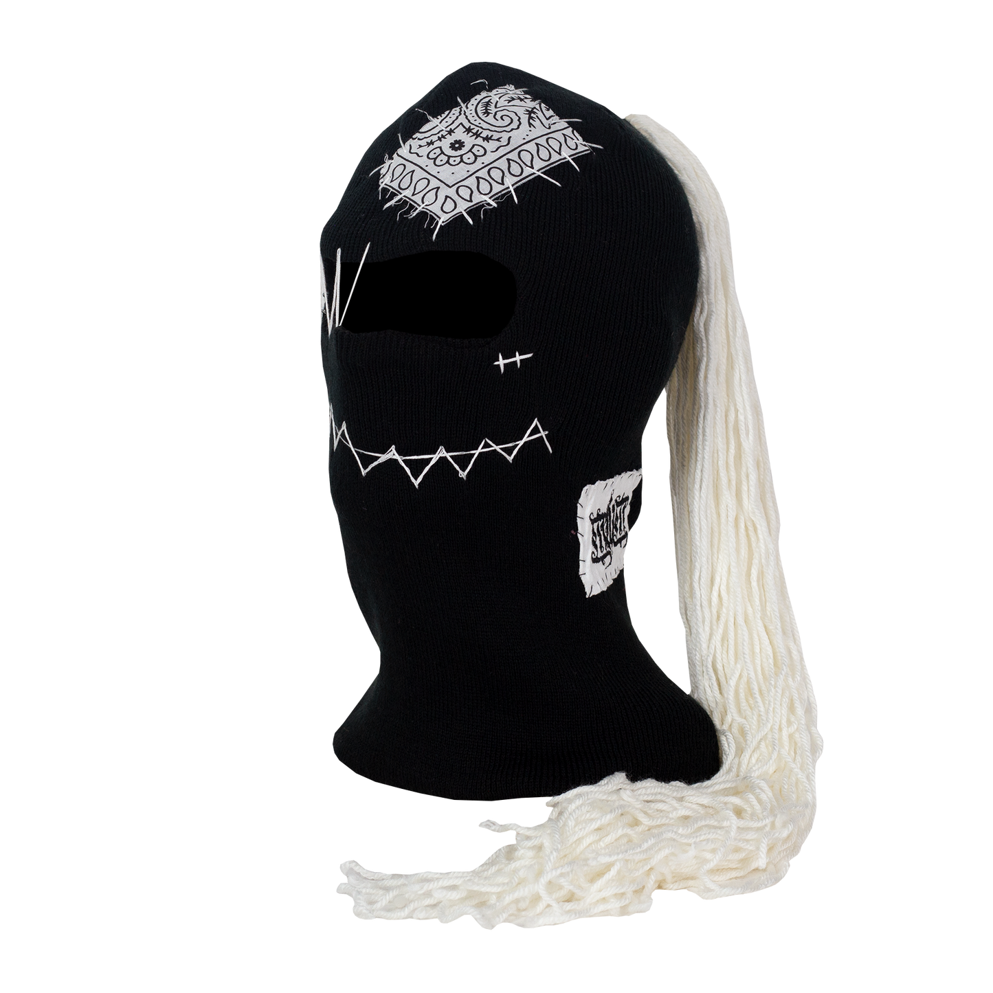 White Voodoo Ski Mask image 2