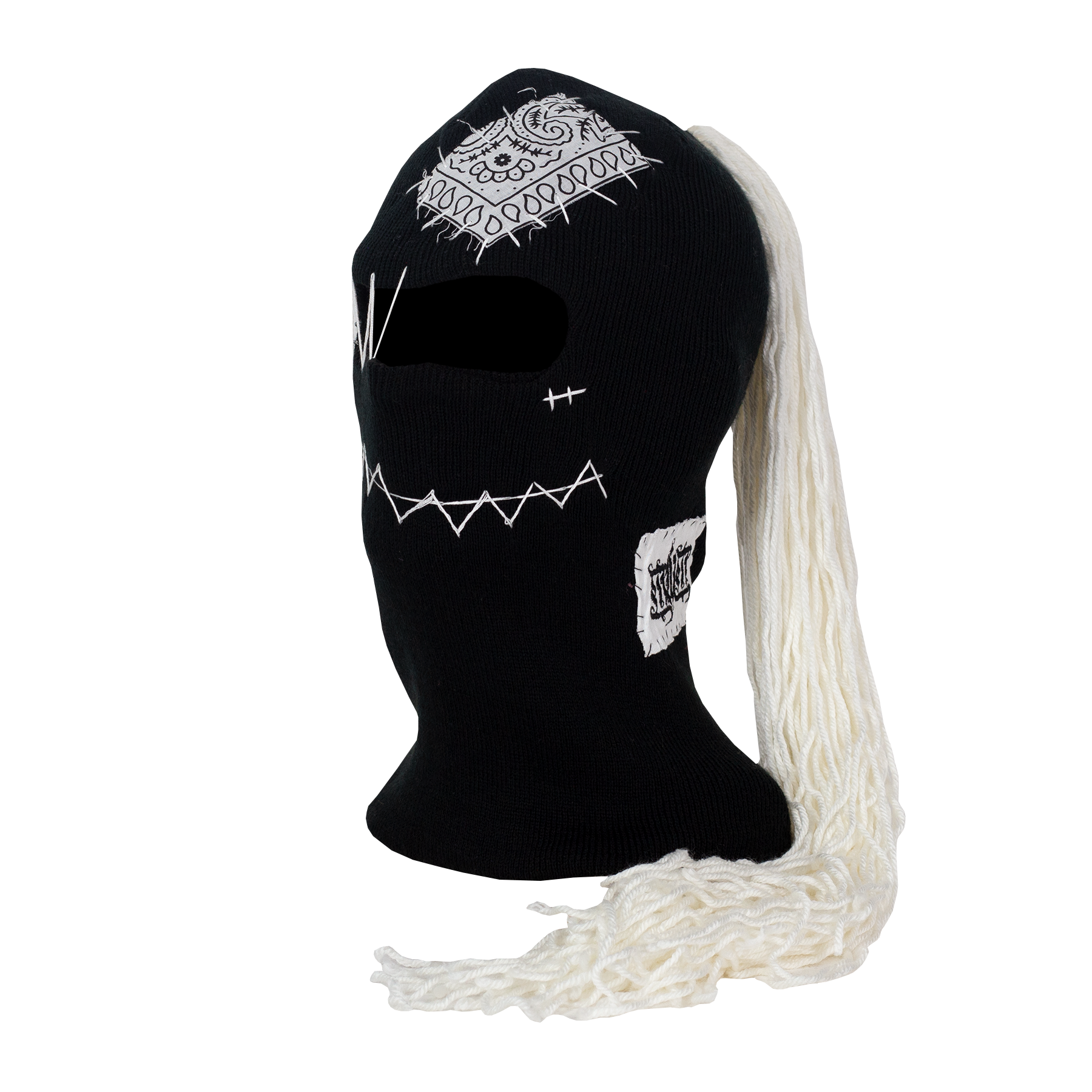 White Voodoo Ski Mask image 2